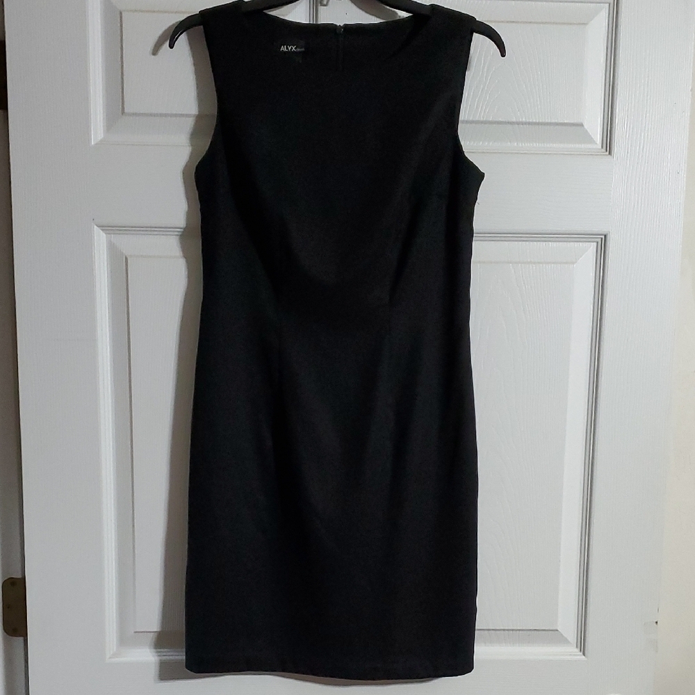 ALYX Sleeveless Little Black Sheath Dress Women's Size 4